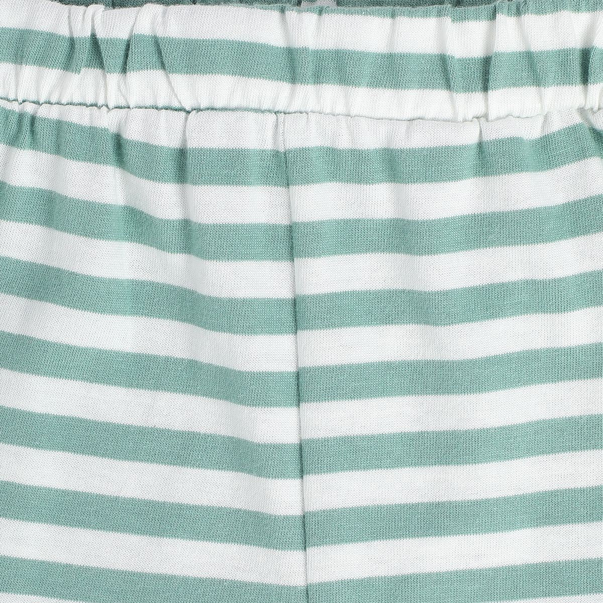 Baby Boys Aqua Blue, White and Sage Green Cotton Shorts Pack of 2 Regular Fit Everyday Wear