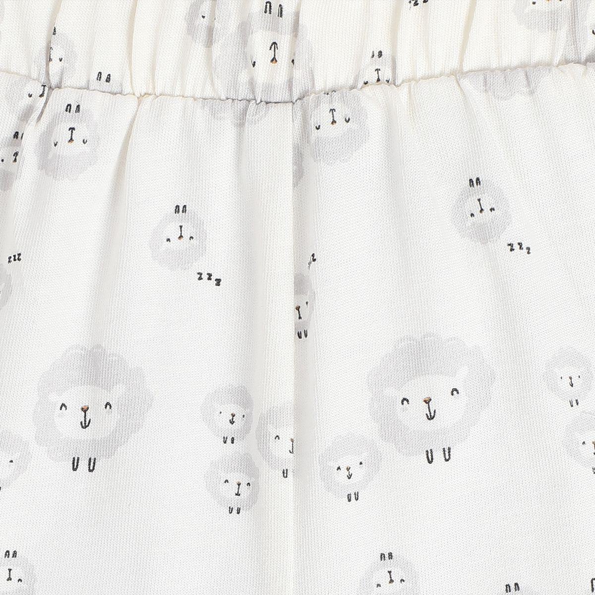 Baby Boys Animal Print and Solid Shorts Pack of 2, Blue and White