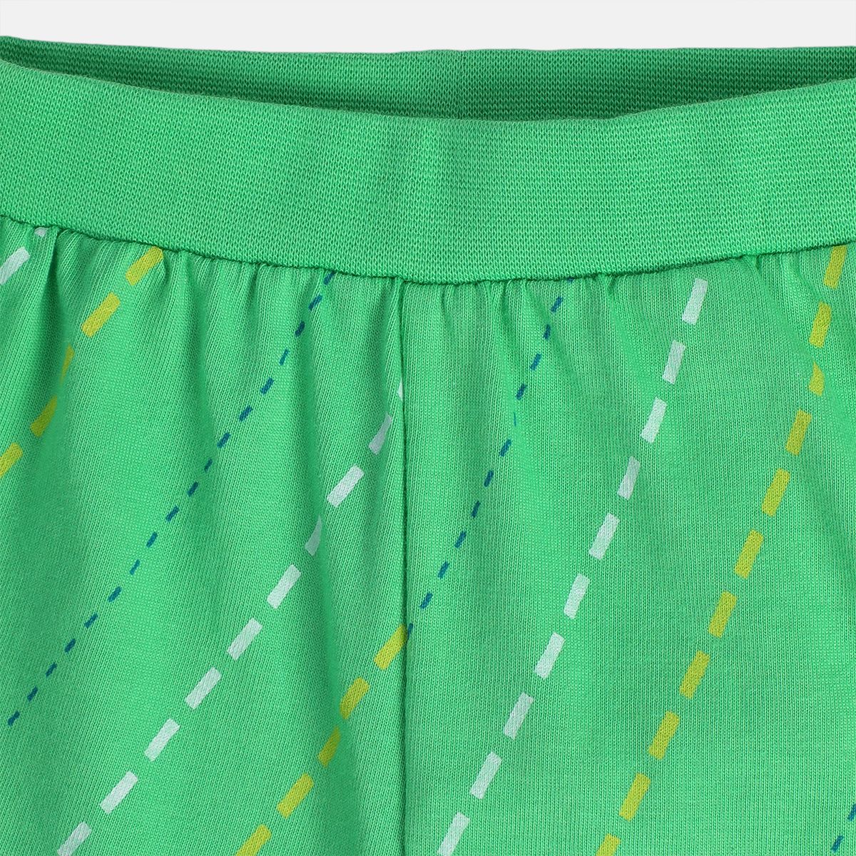 Boys White/Green Shorts