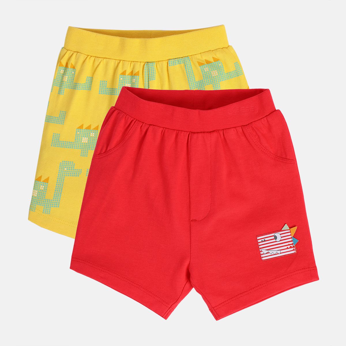 Boys Red/Yellow Shorts