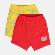 Boys Red/Yellow Shorts