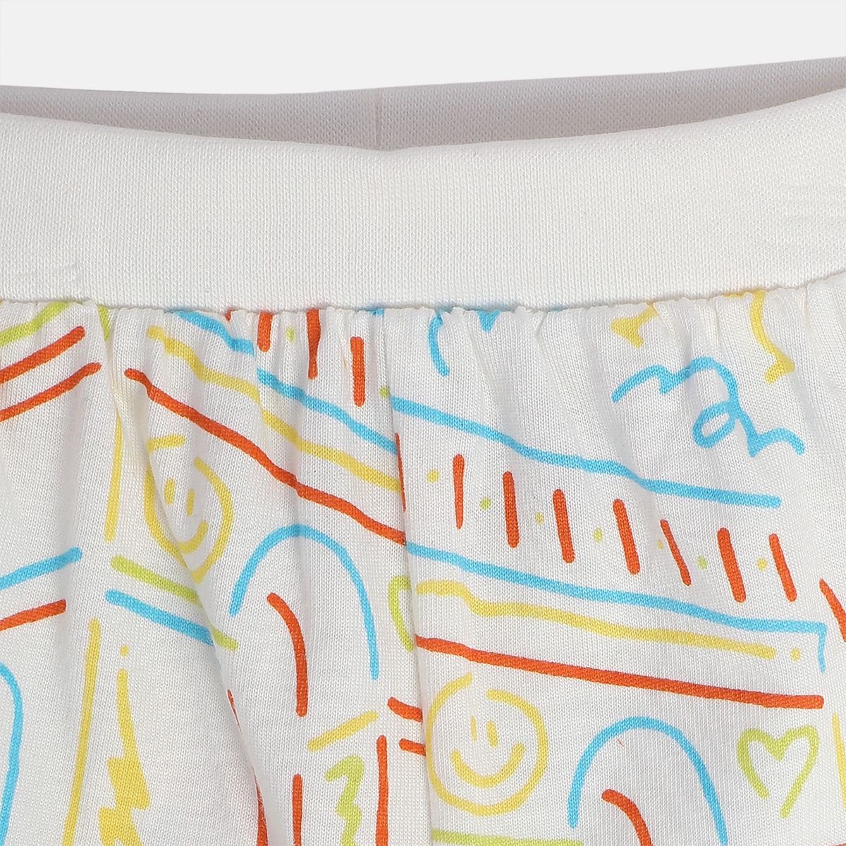 Boys Orange/White Shorts