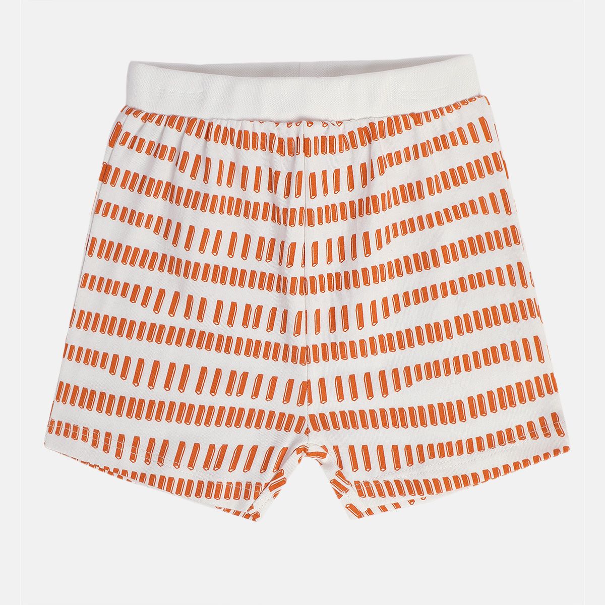 Boys Orange/White Shorts