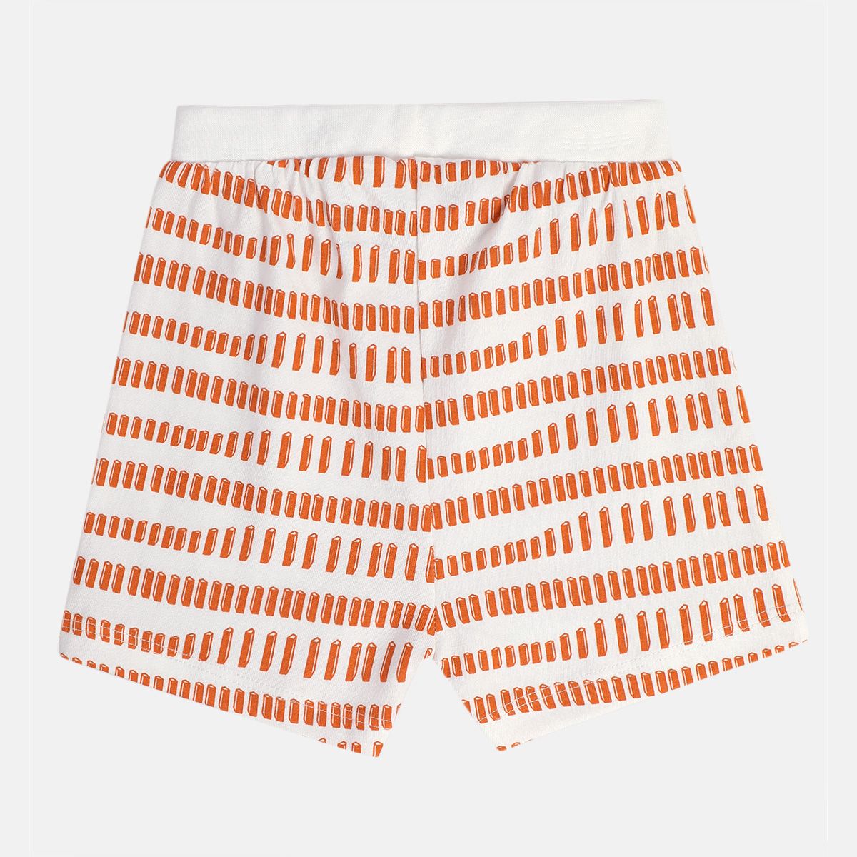 Boys Orange/White Shorts