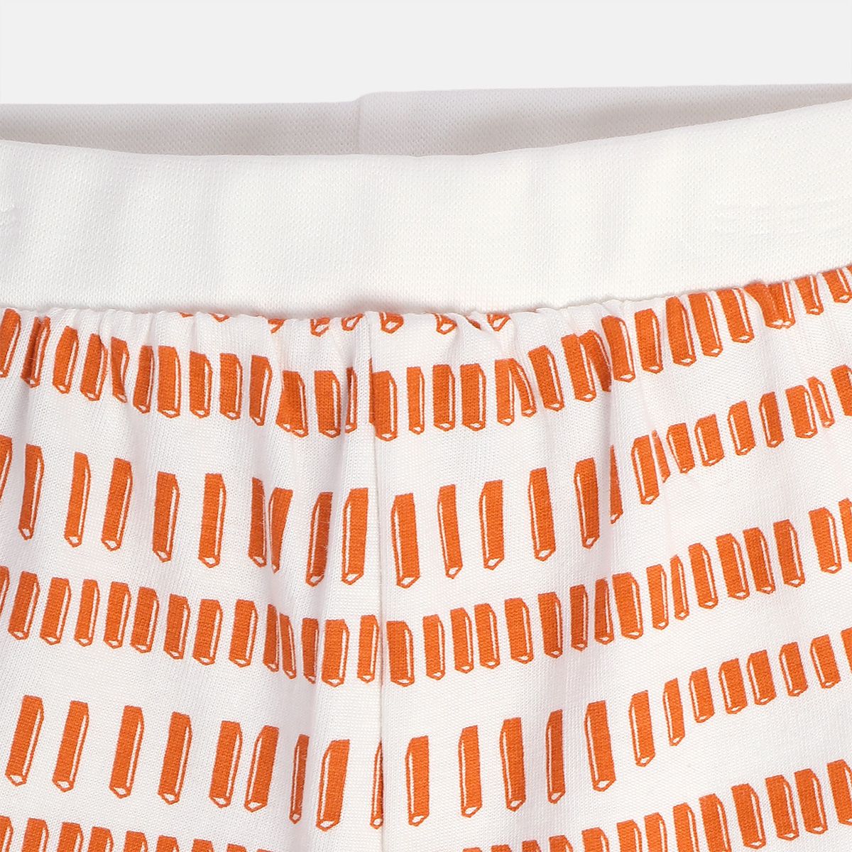 Boys Orange/White Shorts