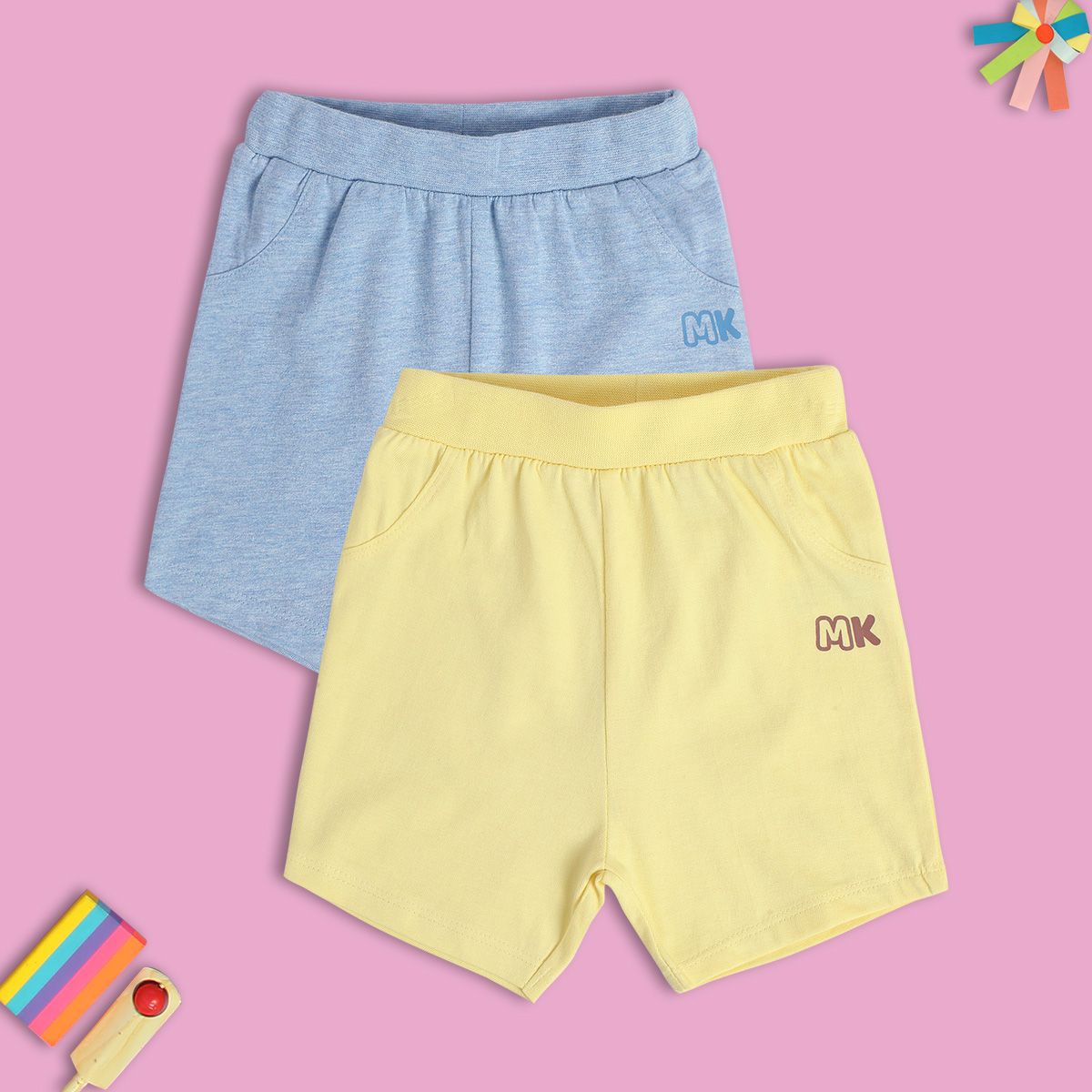 Boys Multicolor Pack Of 2 Shorts