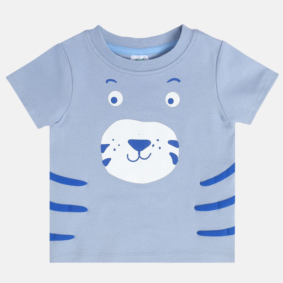 Baby Boys Tie,Dye and Animal Print T,Shirts Pack of 2, Blue