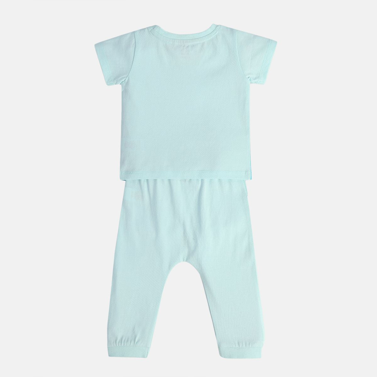 Boys Blue Short Sleeve Top And Bottom