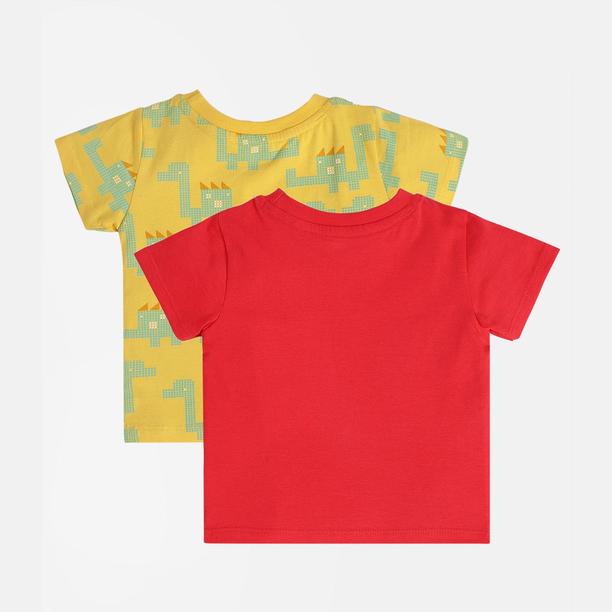 Boys Red/Yellow Short Sleeve T-Shirt