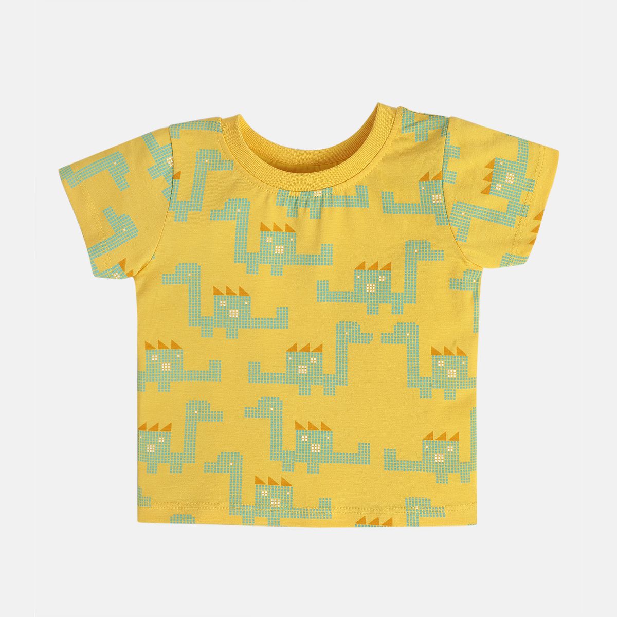 Boys Red/Yellow Short Sleeve T-Shirt