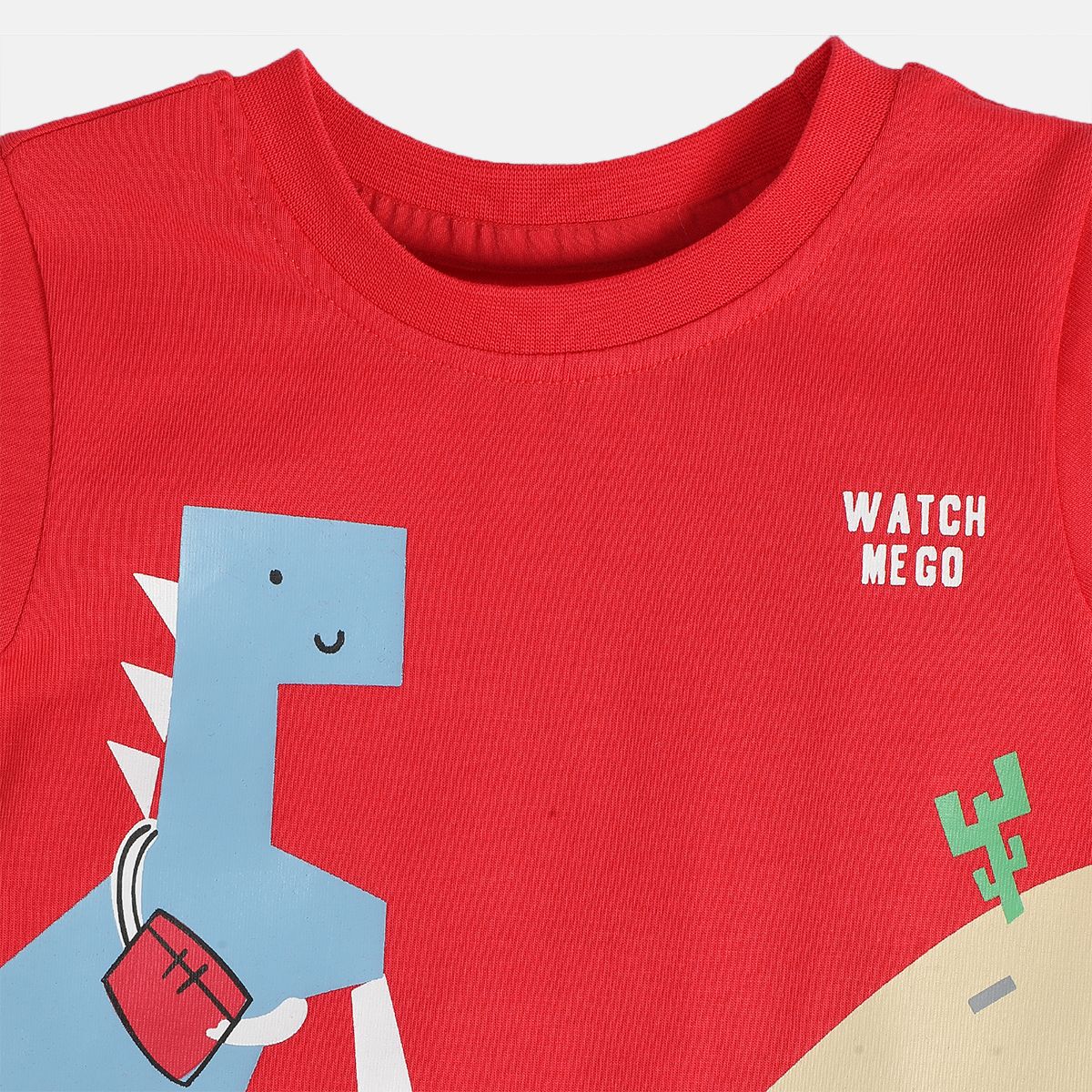 Boys Red/Yellow Short Sleeve T-Shirt