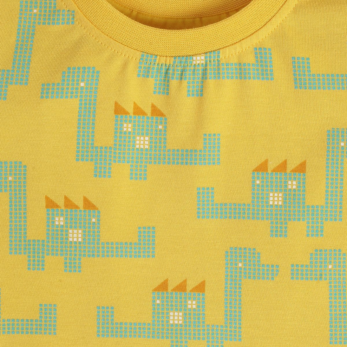 Boys Red/Yellow Short Sleeve T-Shirt