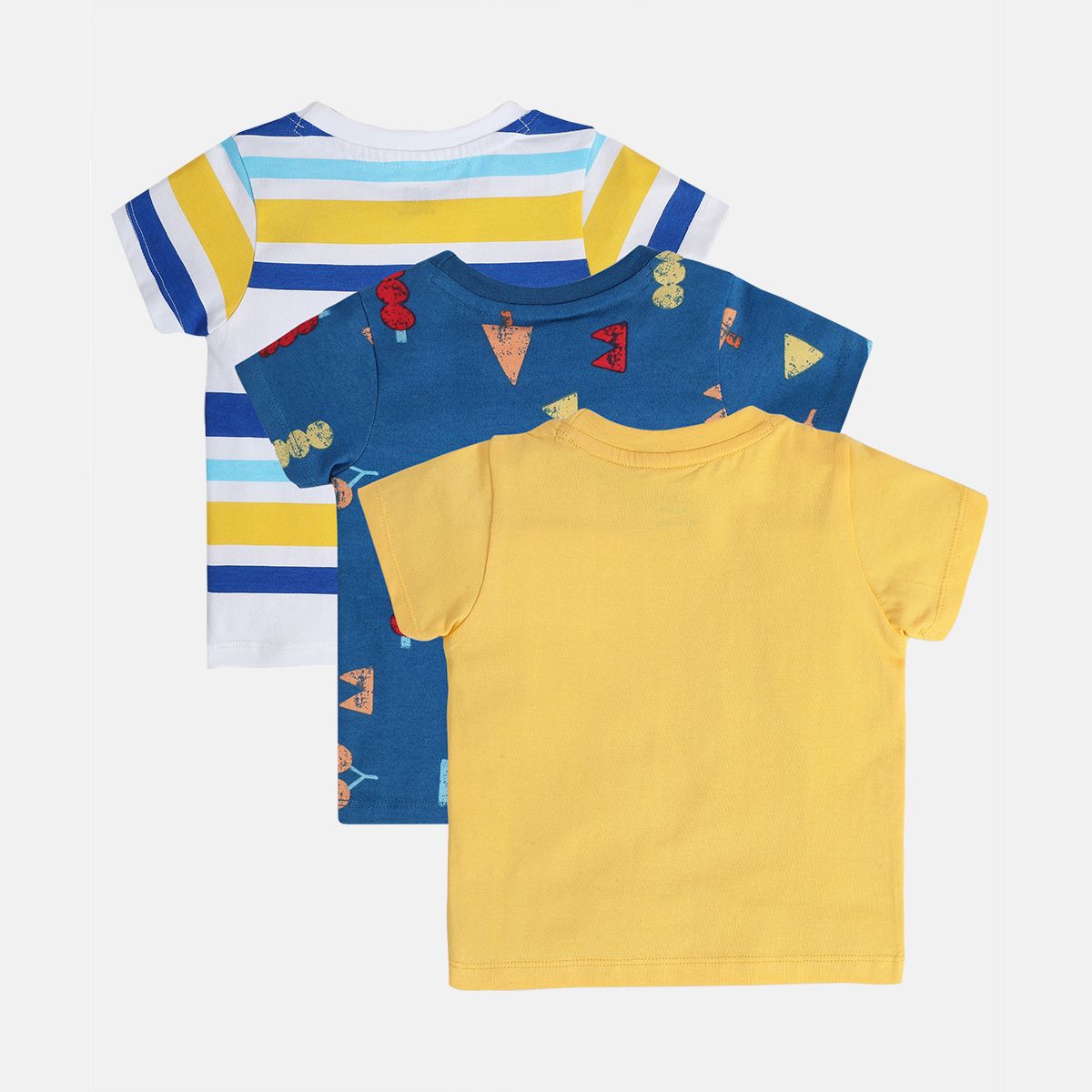 Boys Multicolor Pack Of 3 T-Shirt