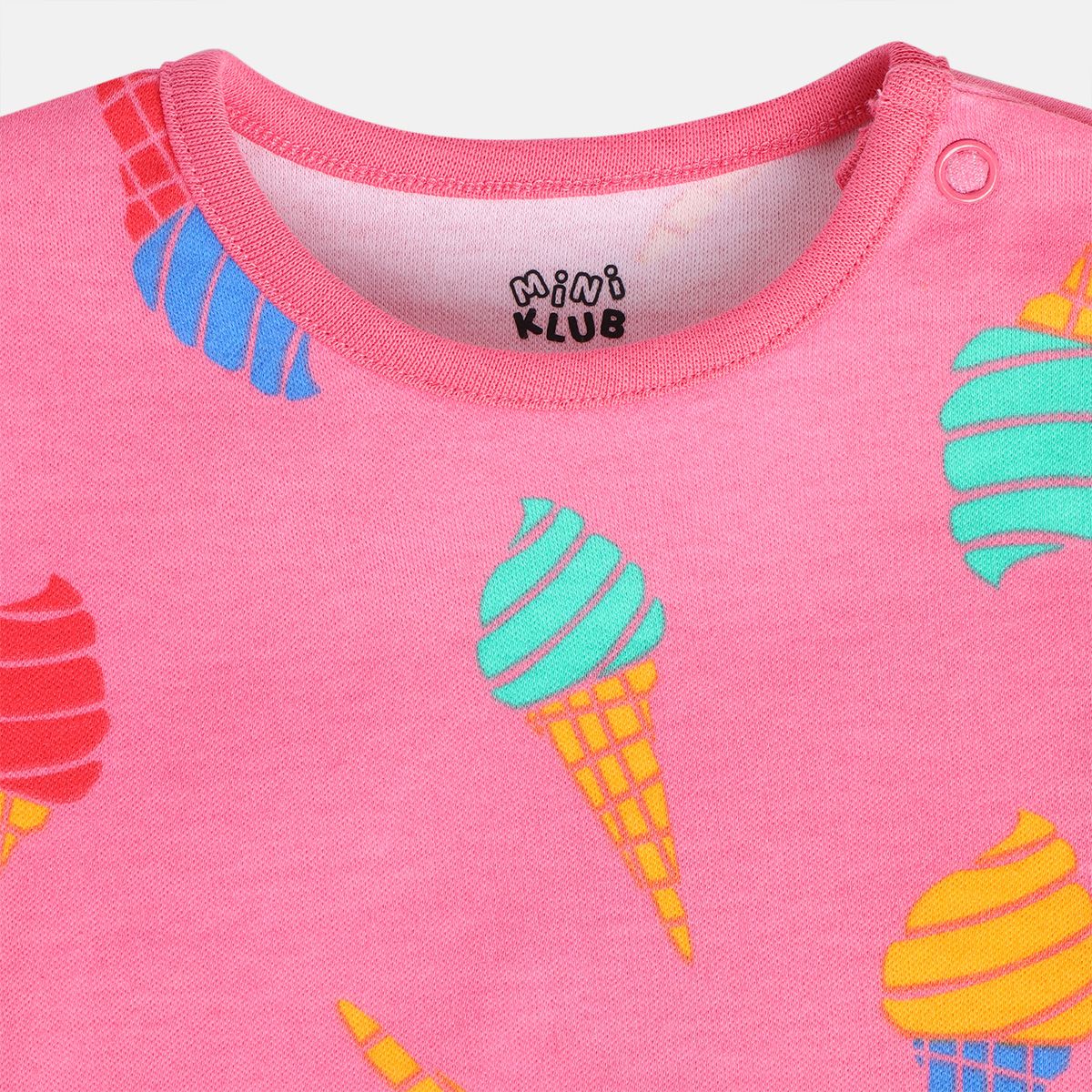 Girls Multicolor Pack Of 2 Body Suit