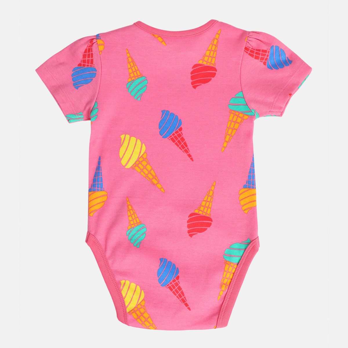 Girls Multicolor Pack Of 2 Body Suit