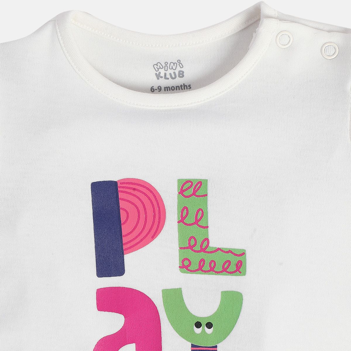 Girls Multicolor Pack Of 3 Body Suit