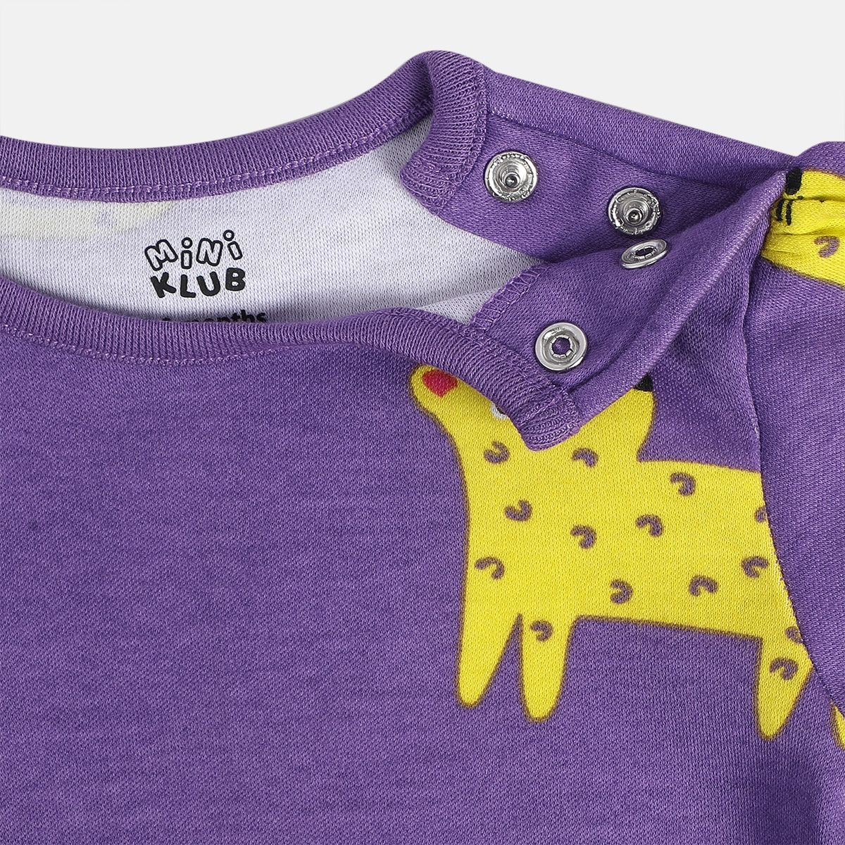 Girls Multicolor Pack Of 3 Body Suit