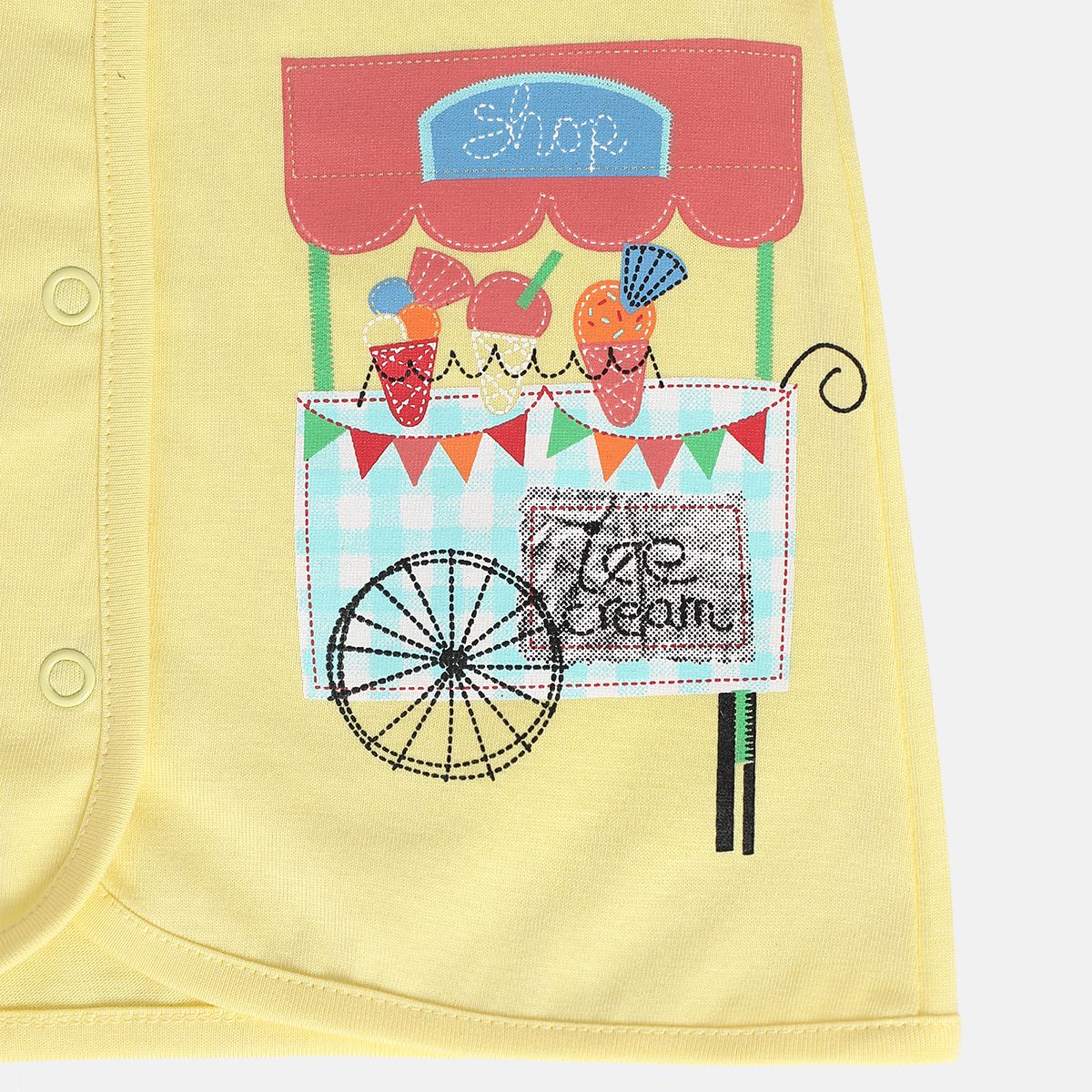 Girls Multicolor Pack Of 2 Front Open Vest