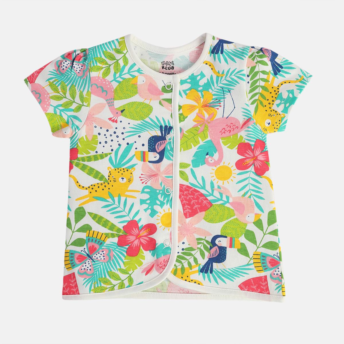 Girls Multi Front Open Vest
