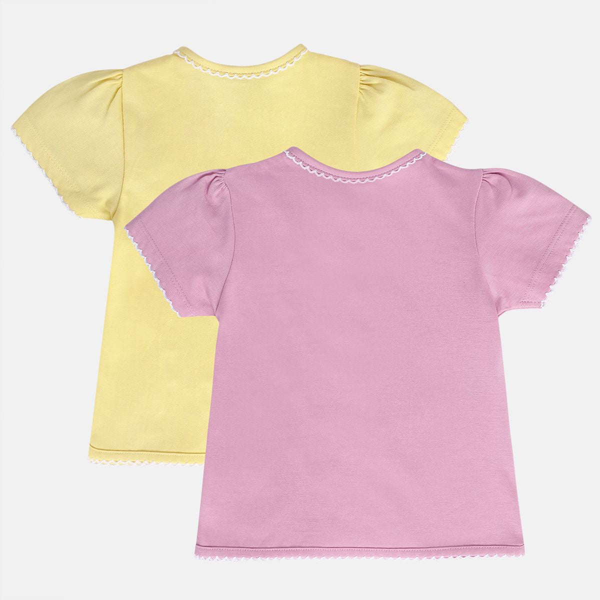 Girls Multicolor Pack Of 2 Front Open Vest