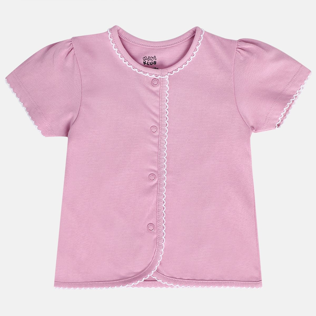 Girls Multicolor Pack Of 2 Front Open Vest