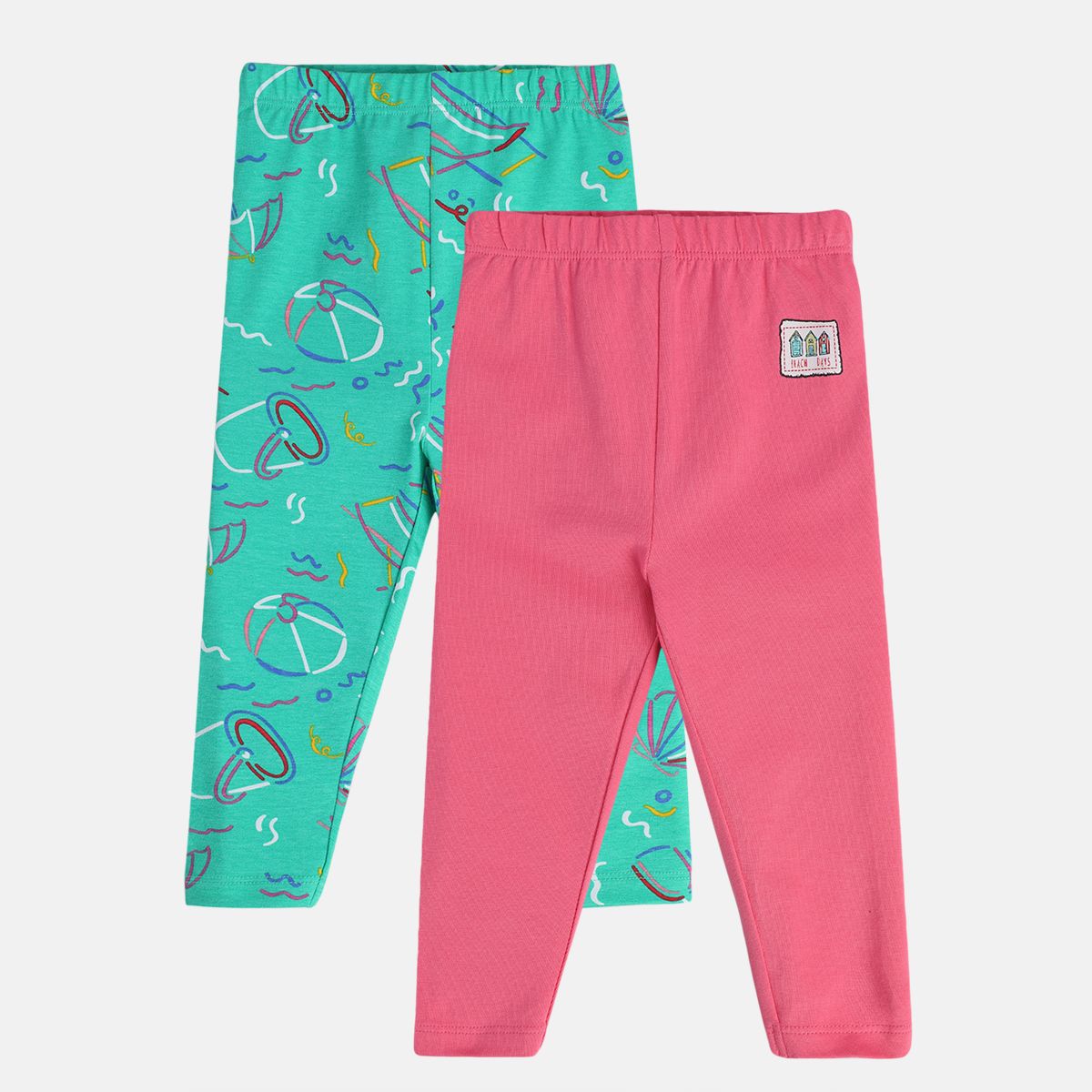 Girls Green/Pink Legging