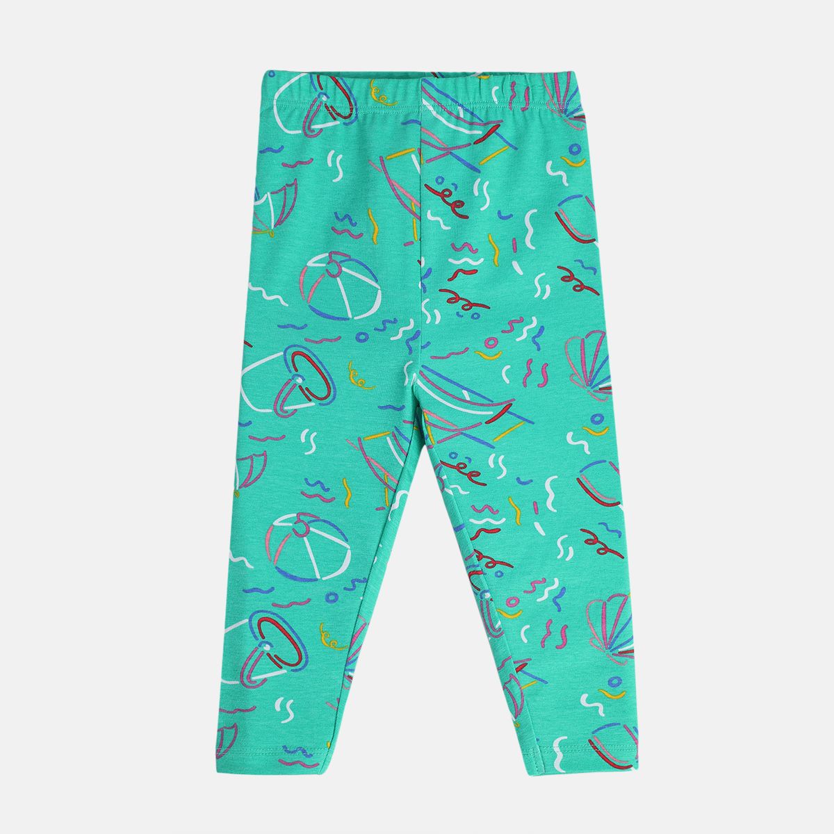 Girls Green/Pink Legging