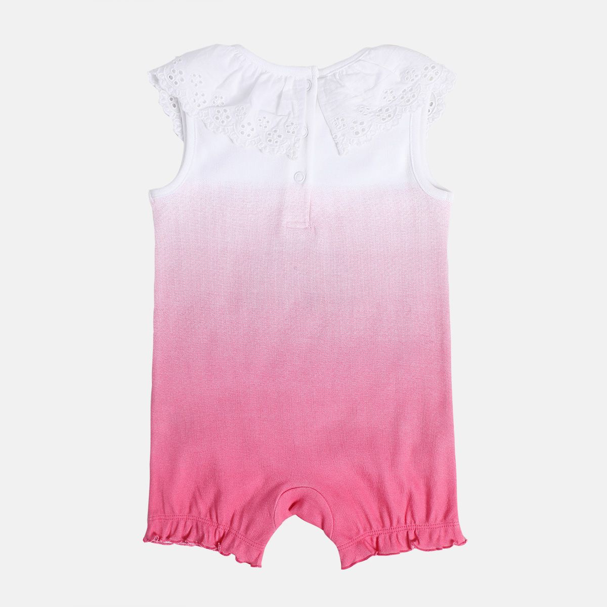 Girls Pink Sleeve Less Romper