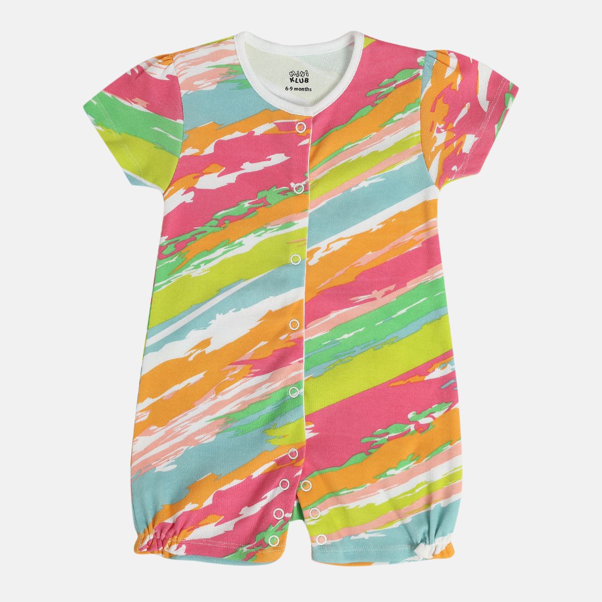 Girls Multicolor Pack Of 2 Romper