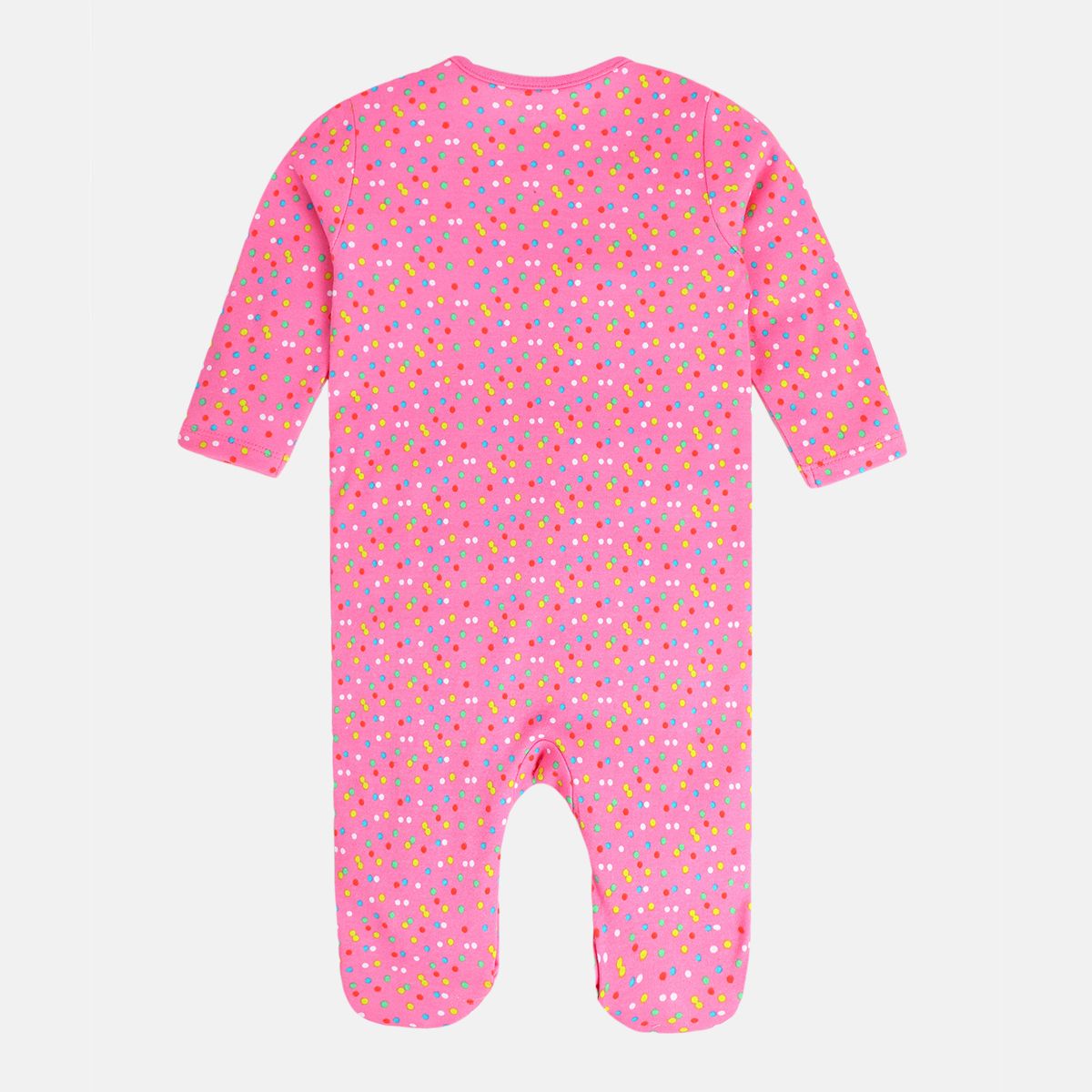 Girls Multicolor Pack Of 2 Sleep Suit