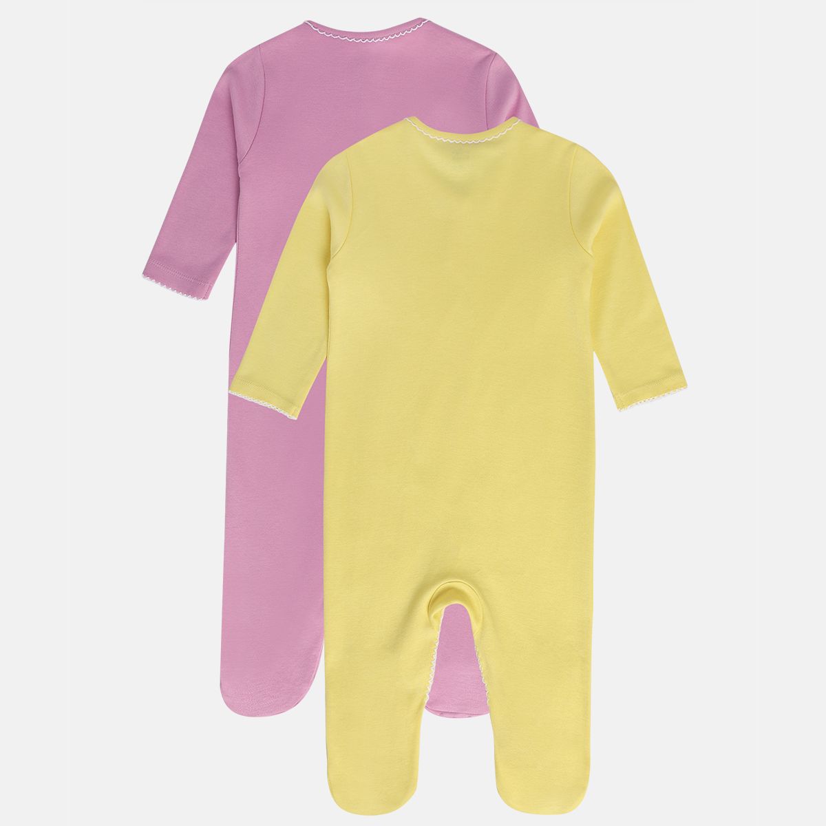 Girls Multicolor Pack Of 2 Sleep Suit