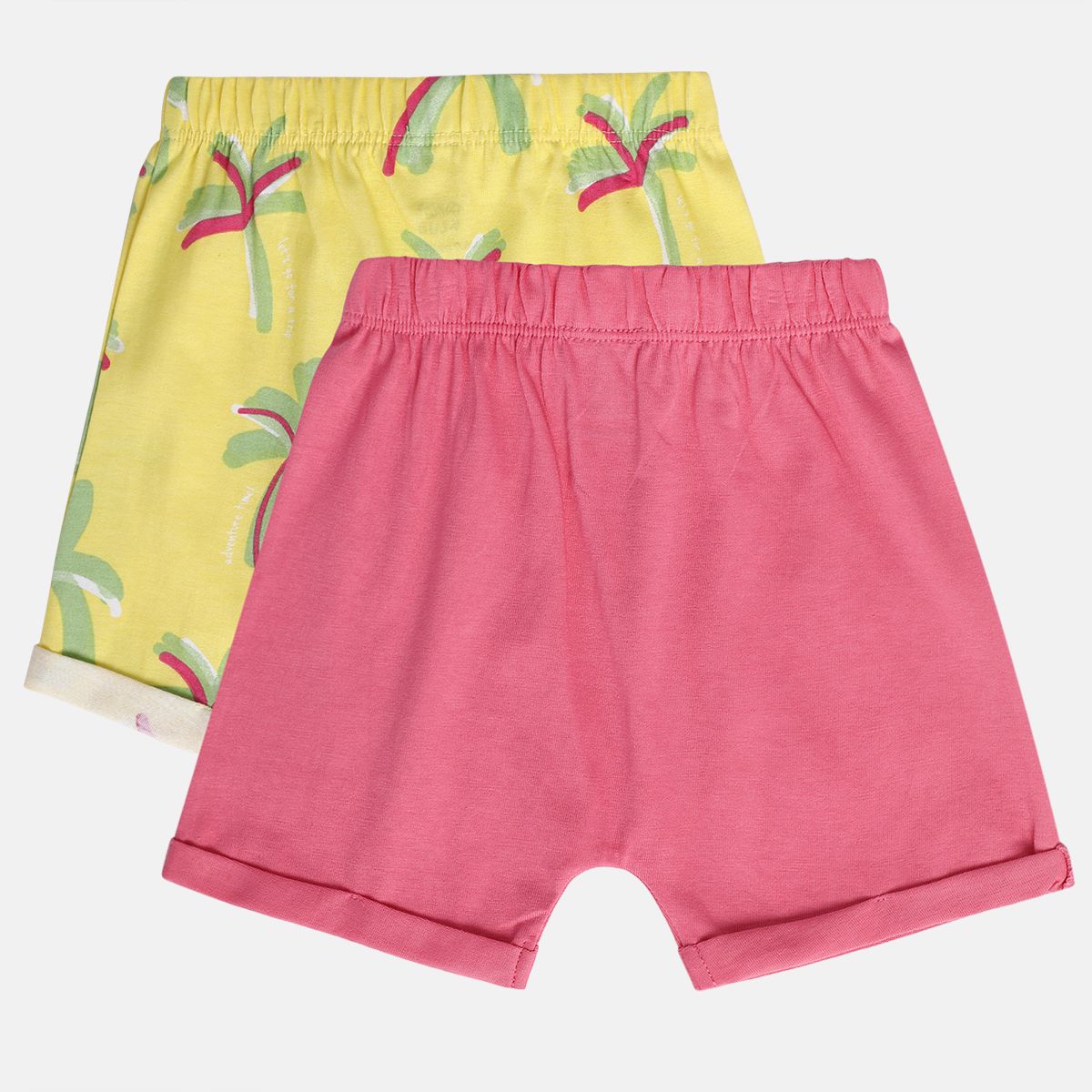 Girls Pink/Yellow Shorts