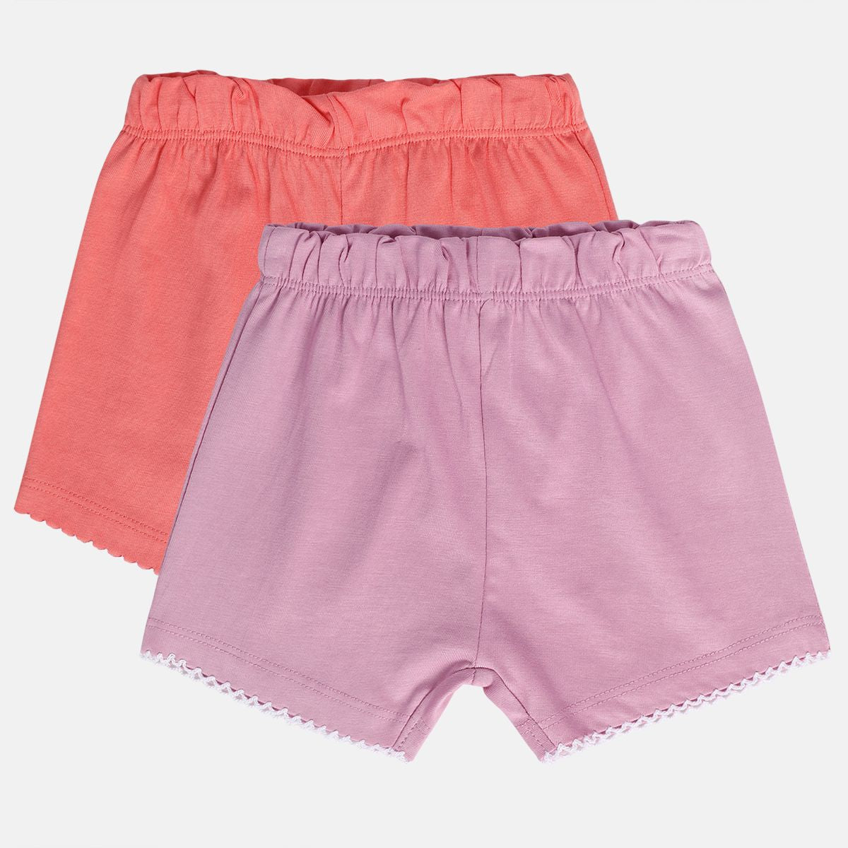 Girls Multicolor Pack Of 2 Shorts