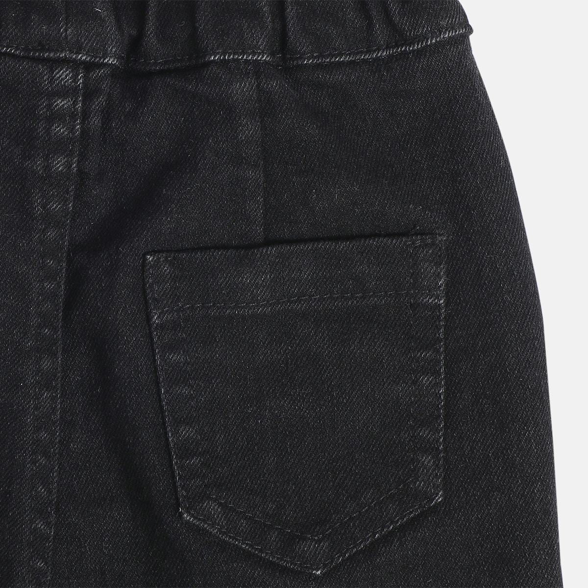 Boys Black Wash Pack Of 1 Denim Pant