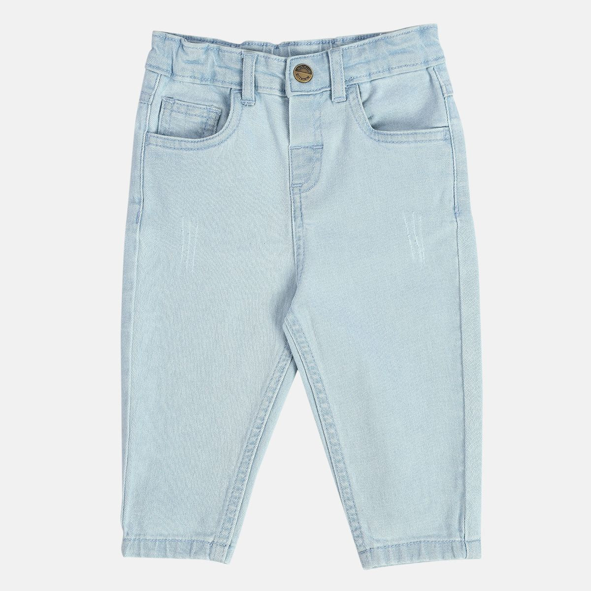Boys Ice Blue Wash Denim Pant