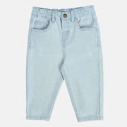 Boys Ice Blue Wash Denim Pant