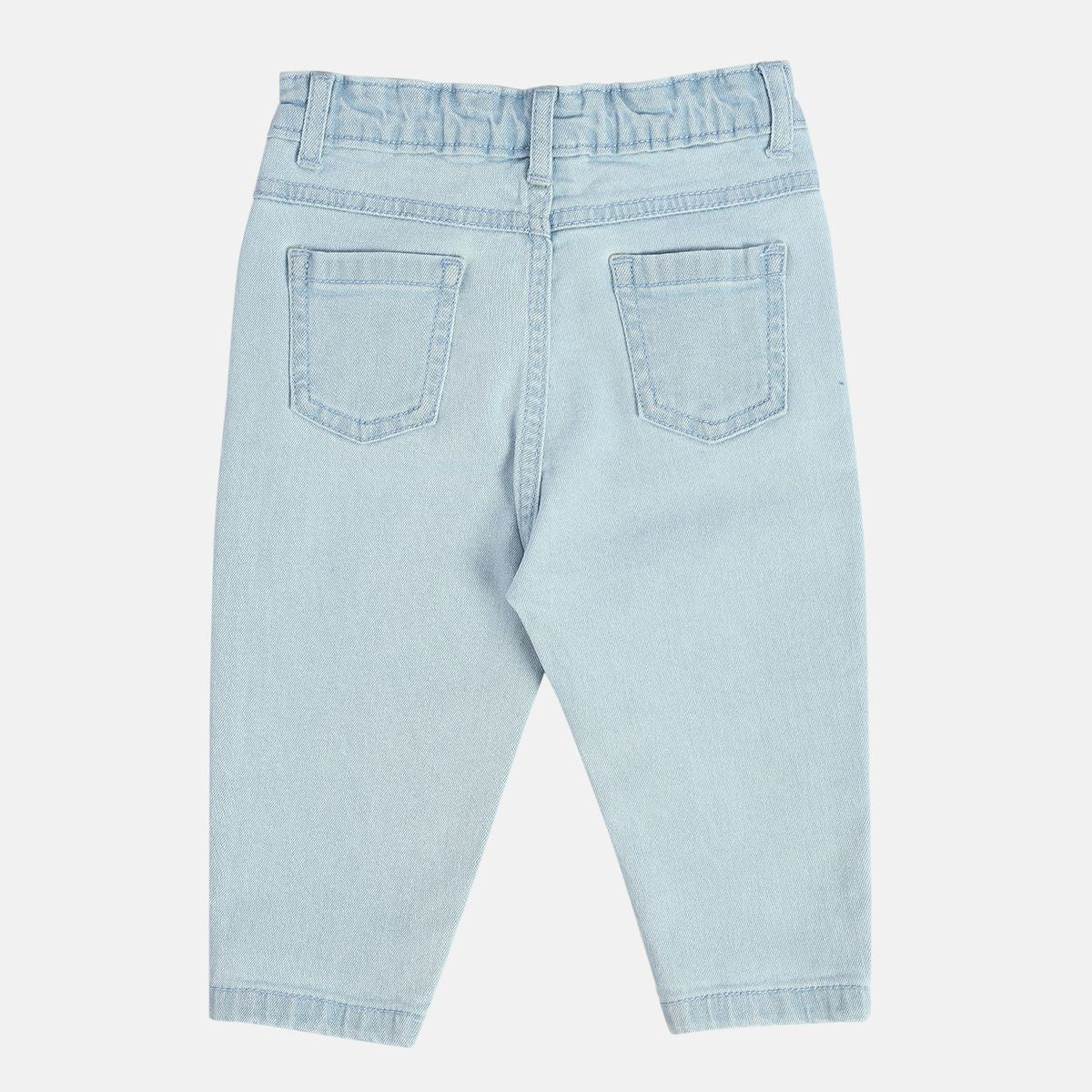 Boys Ice Blue Wash Denim Pant