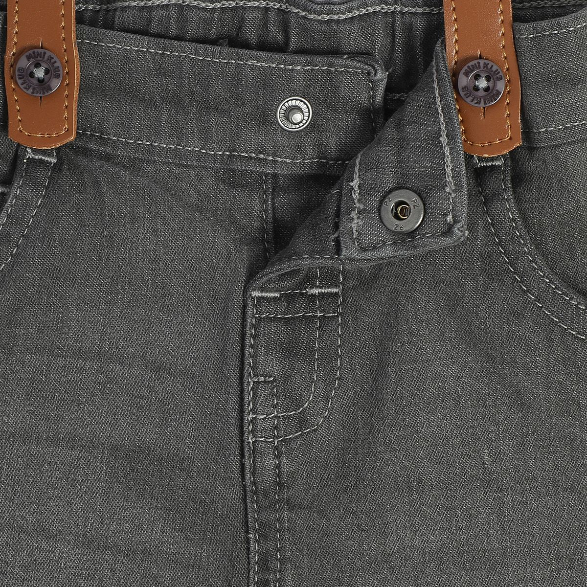 Boys Grey Denim Pant