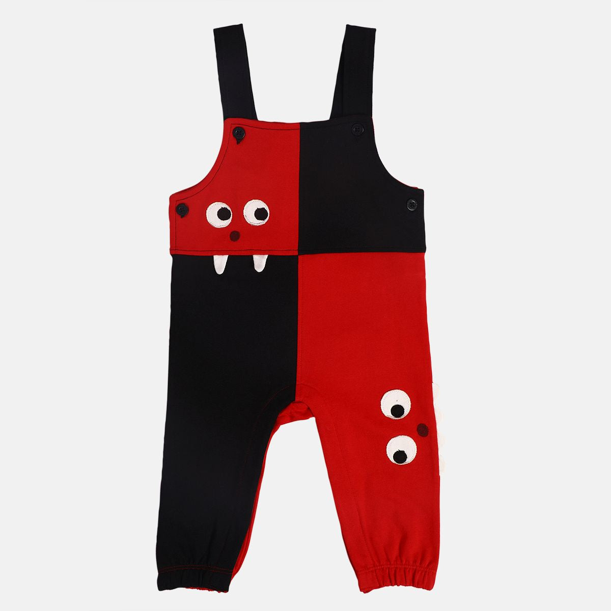 Boys Red Dungaree Set