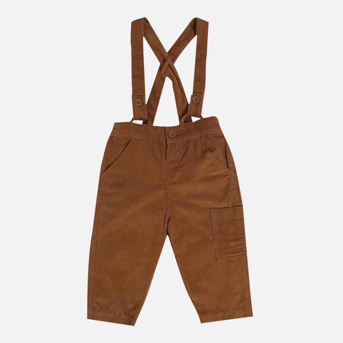 Boys Marshmallow Dungaree Set