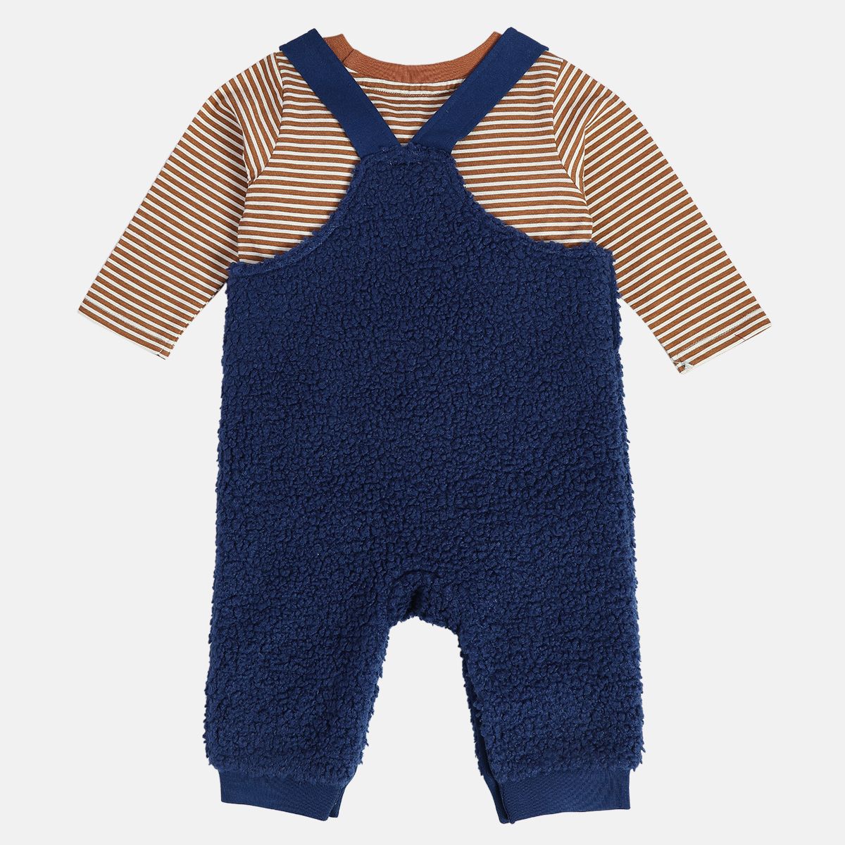 Boys Multi Dungaree Set (Pack Of 2)
