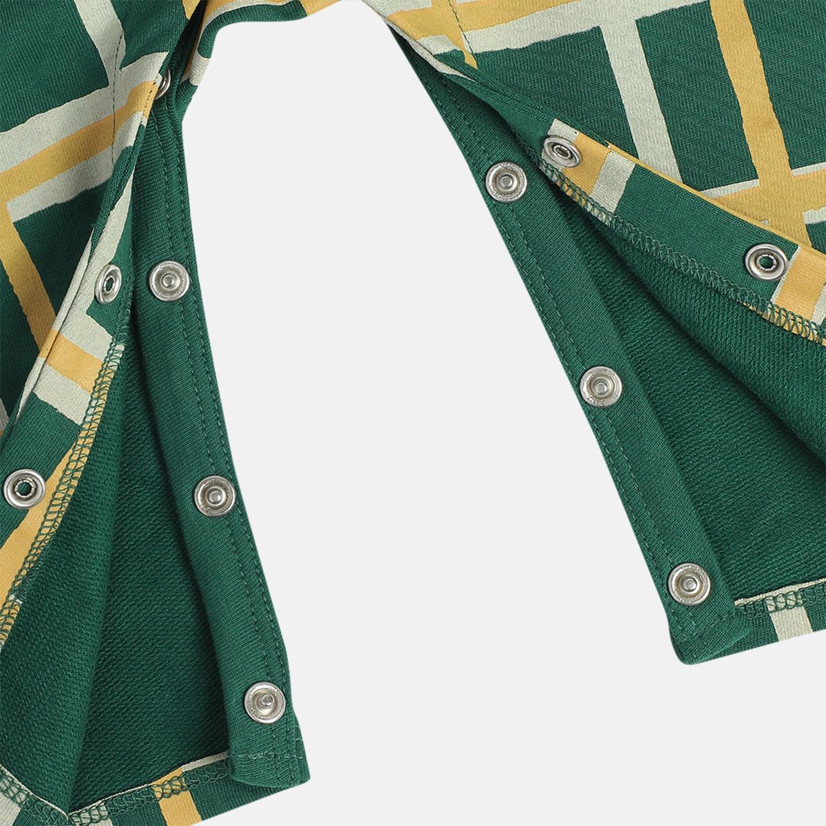 Boys Green Dungaree Set