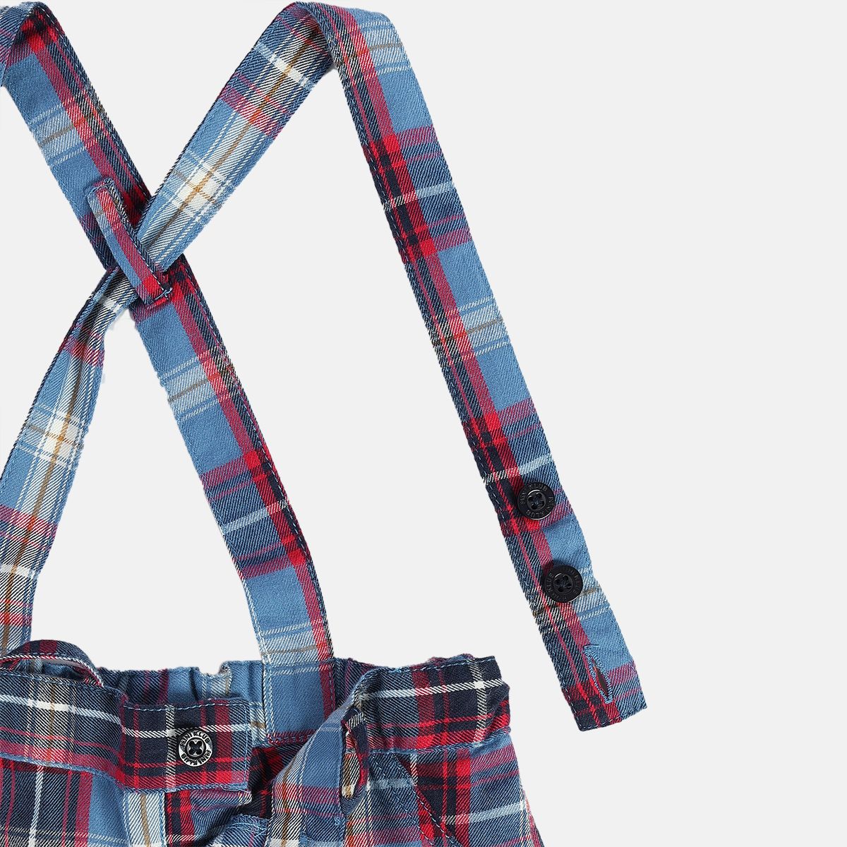 Boys Blue Dungaree Set