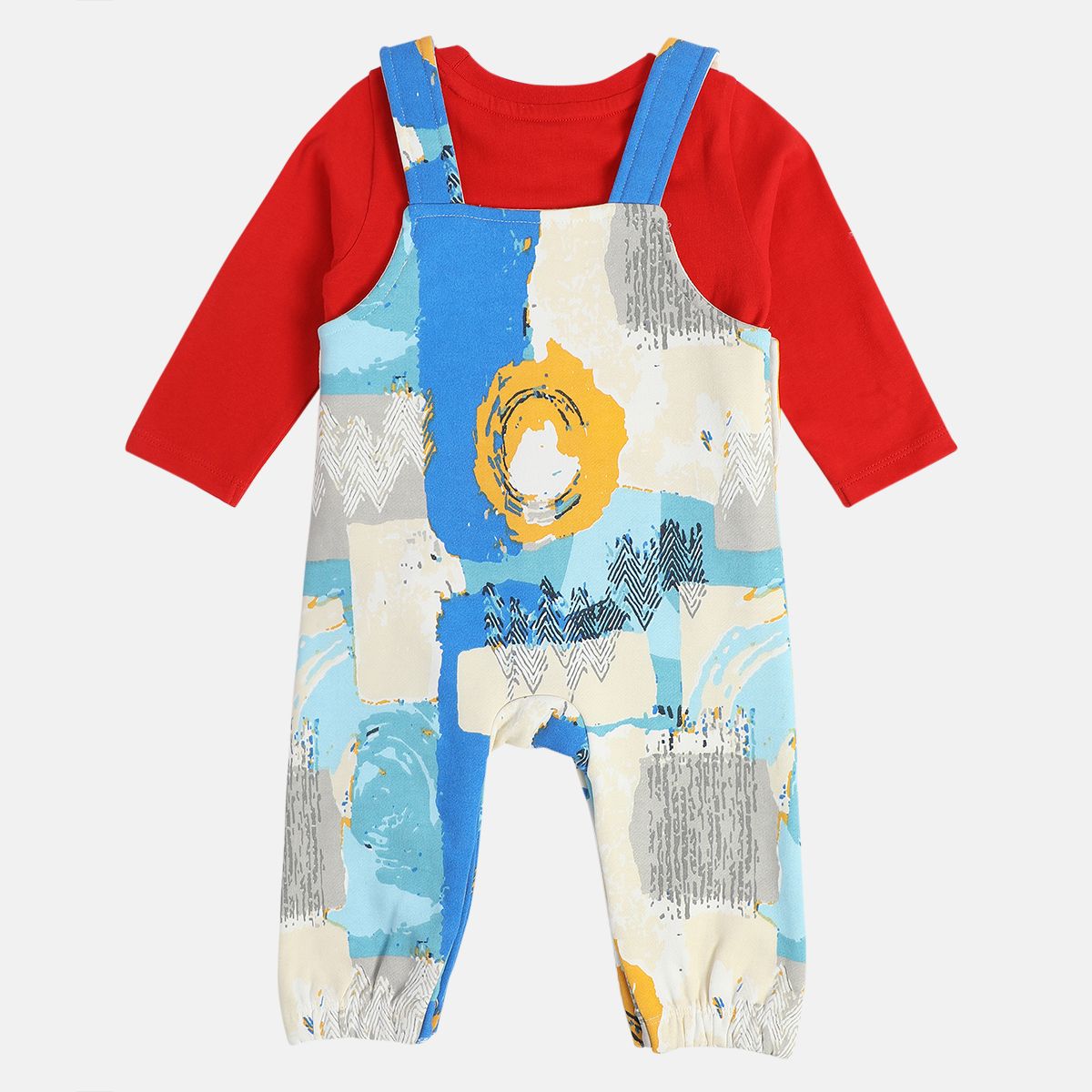 Boys Multi Dungaree Set