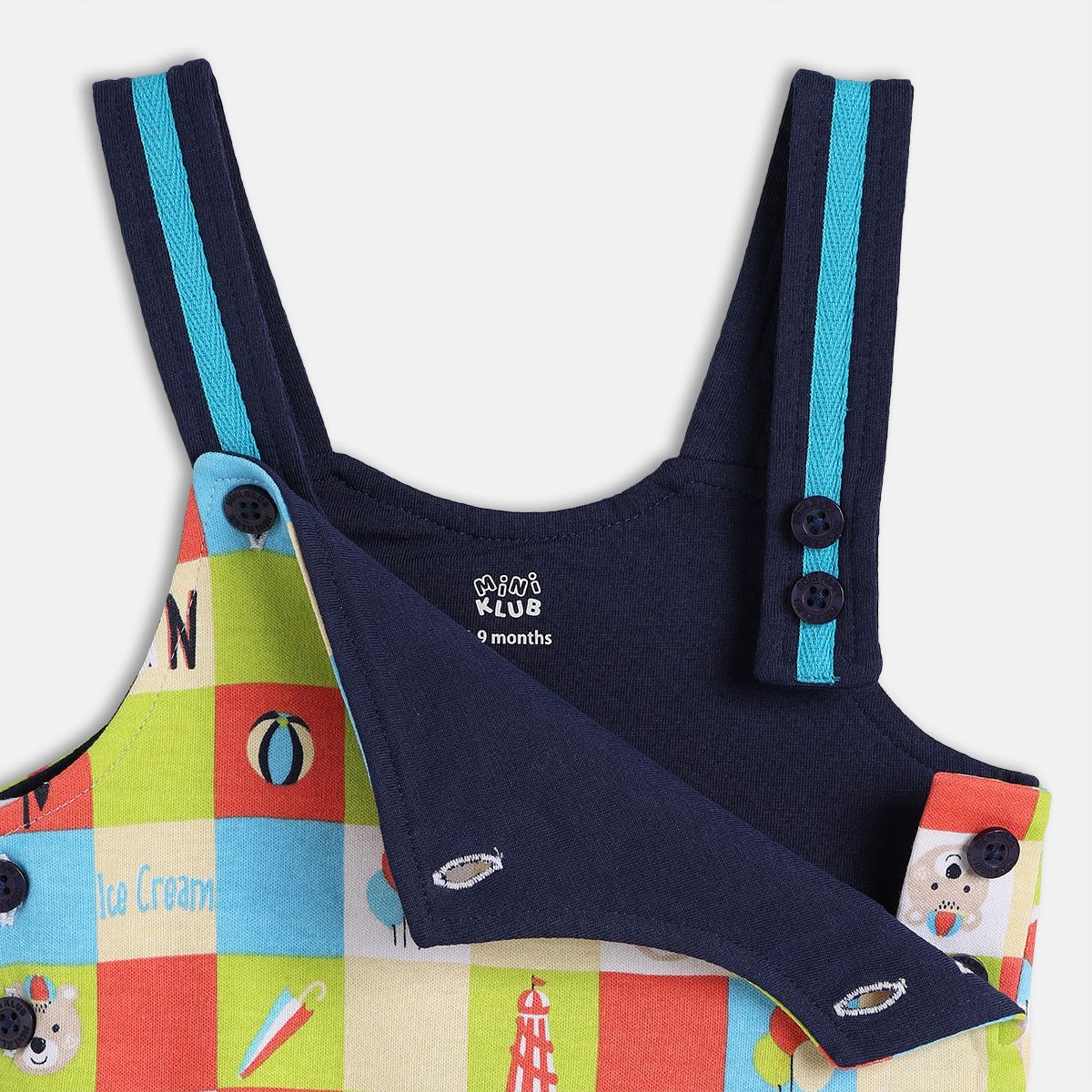 Boys Multi Dungaree Set