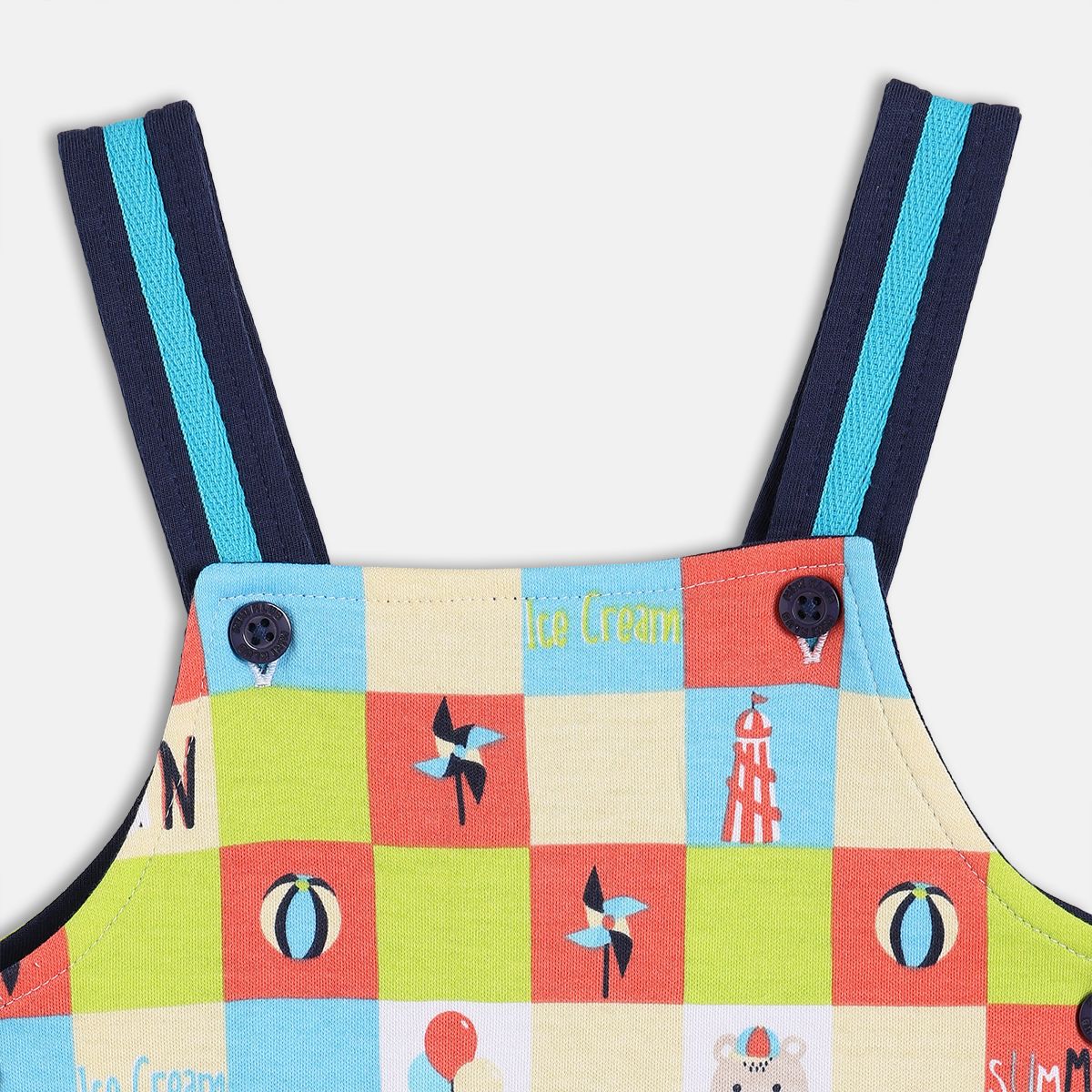 Boys Multi Dungaree Set