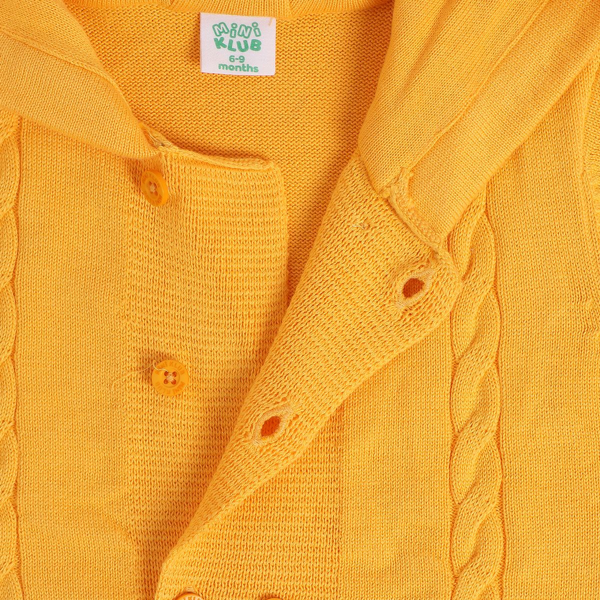 Boys Yellow Pack Of 1 Jacket