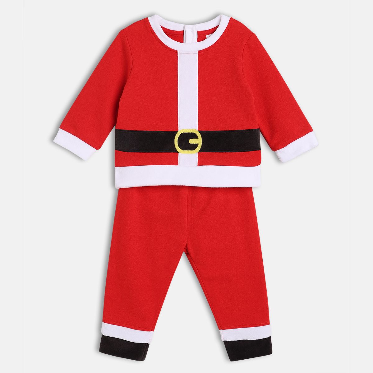 Boys Red Hooded Top And Bottom