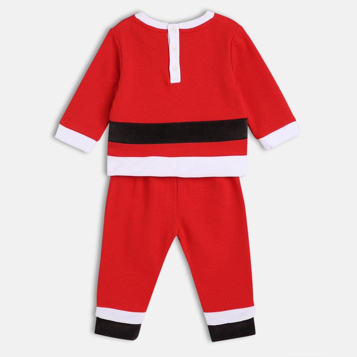 Boys Red Hooded Top And Bottom