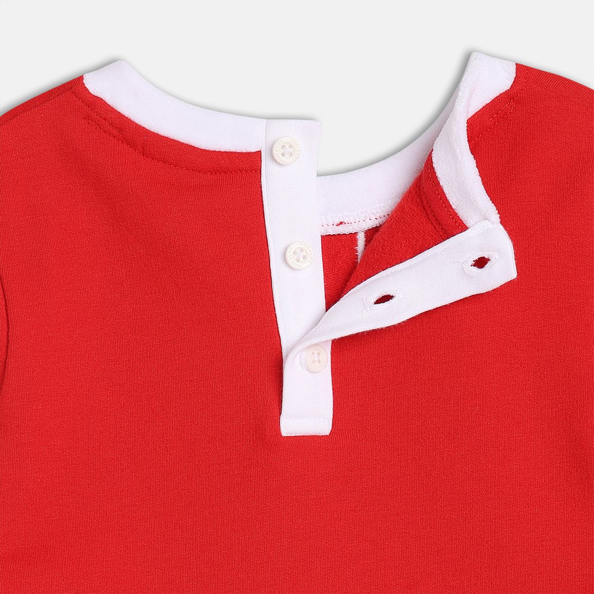 Boys Red Hooded Top And Bottom